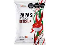 PAPA SABOR KETCHUP JULICROC X 70 G