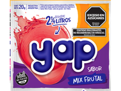 JUGO POLVO YAP MIX FRUTAL X 18U