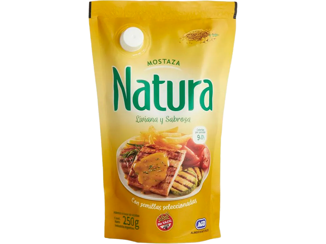 MOSTAZA NATURA 250 GRS