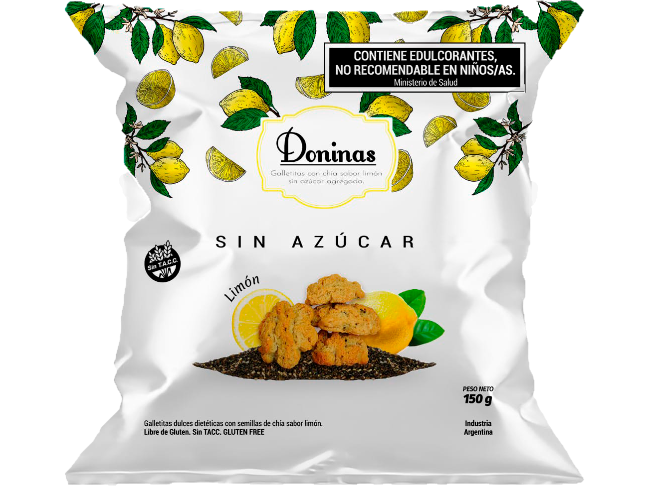 GALL. DONINAS LIMON X 150GS.