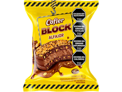 ALFAJOR COFLER BLOCK X 40GS. NEGRO