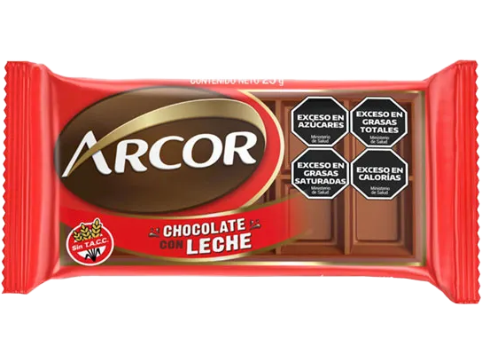 CHOCOLATE C/LECHE ARCOR X 25 G