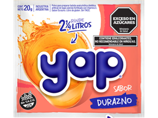 JUGO POLVO YAP DURAZNO