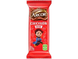 CHOCOLATE CON LECHE ARCOR X 8 GRS