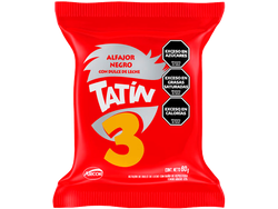 ALFAJOR TATIN NEGRO X 60 GS.