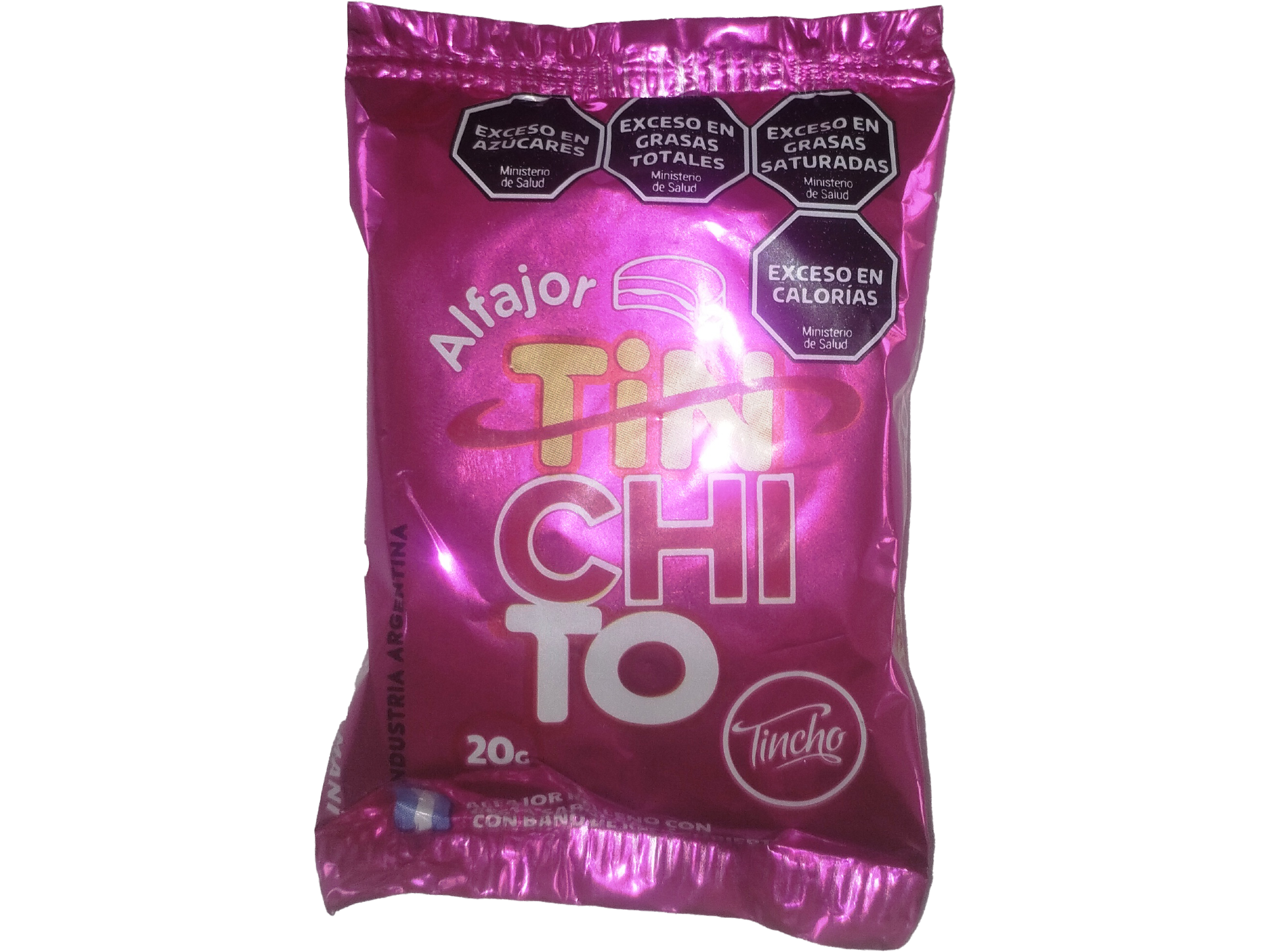 ALFAJOR TINCHITO PASTA DE MANI X 20