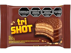 ALFAJOR SHOT TRIPLE X 60 GRS