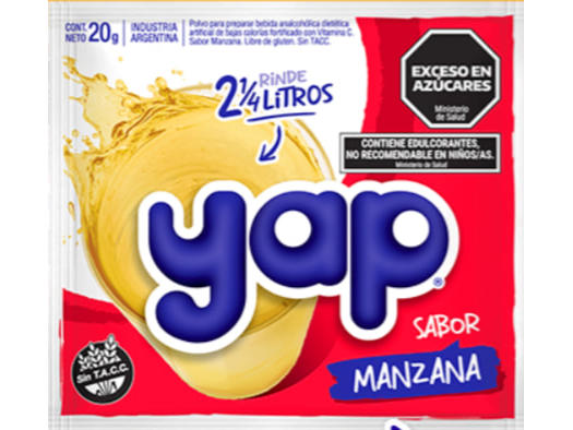 JUGO POLVO YAP MANZANA