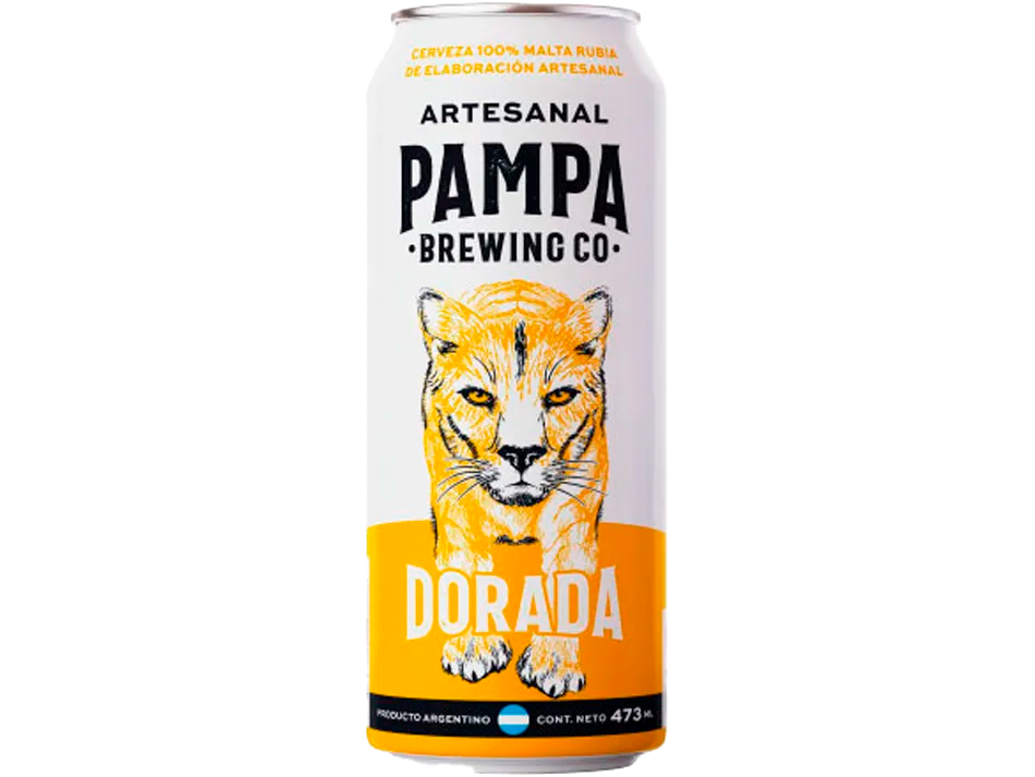 CERVEZA PAMPA DORADA X 473 CC