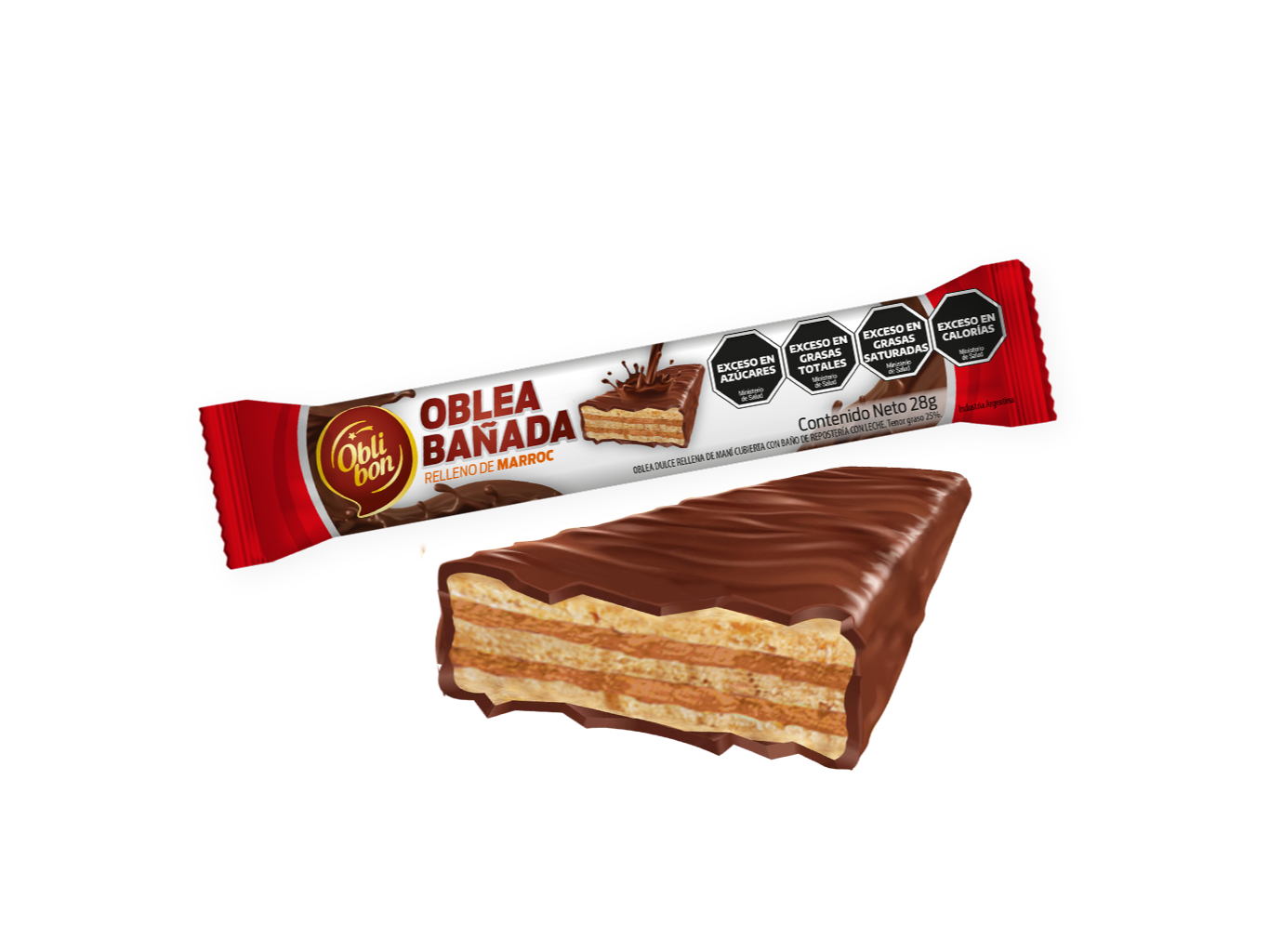 OBLEA OBLIBON BAÑO CHOC NEGRO