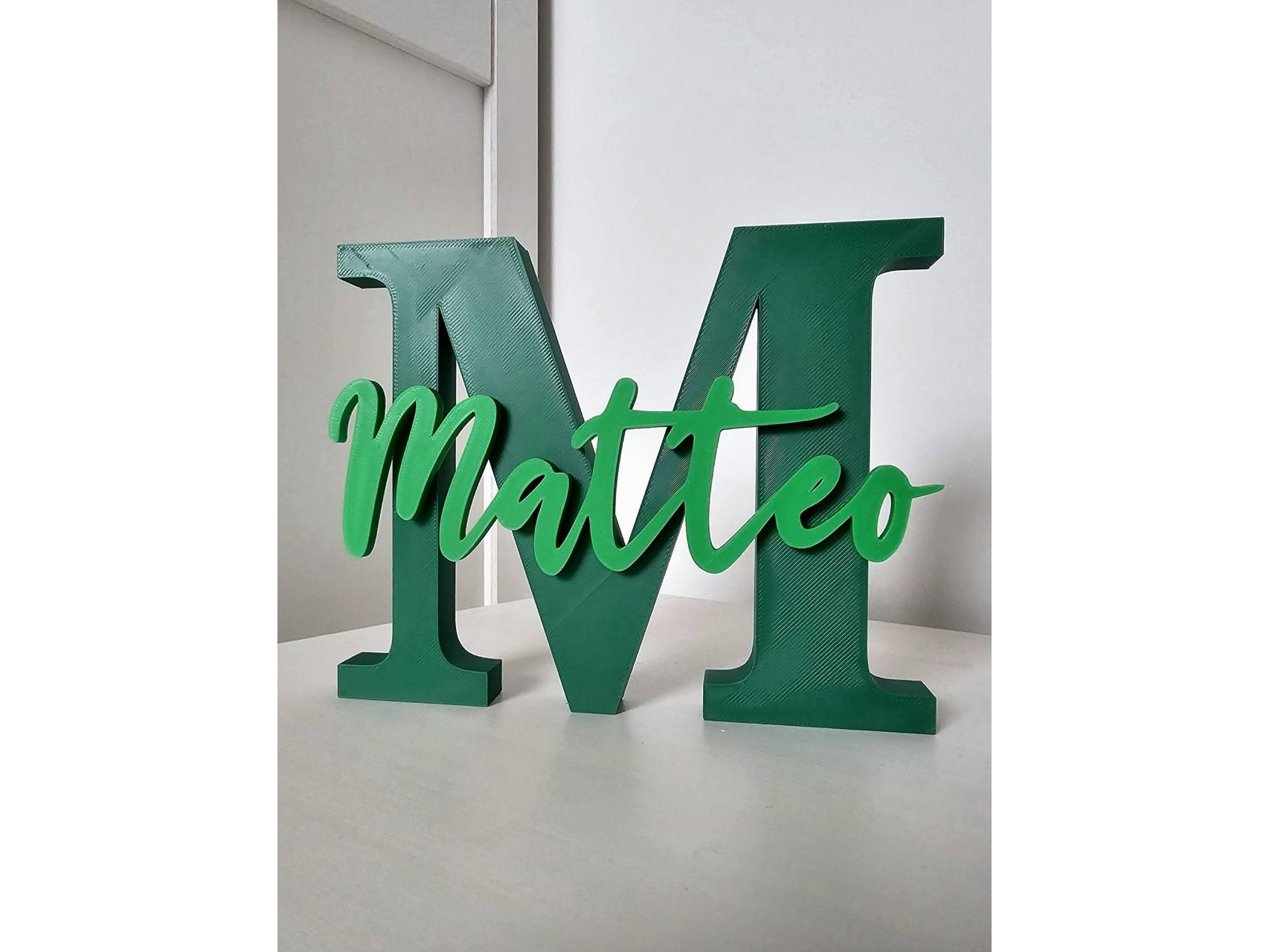 Inicial y nombre