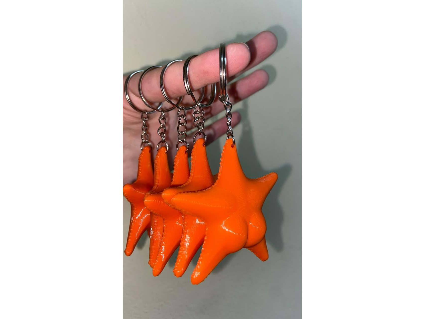 Llavero estrella culona