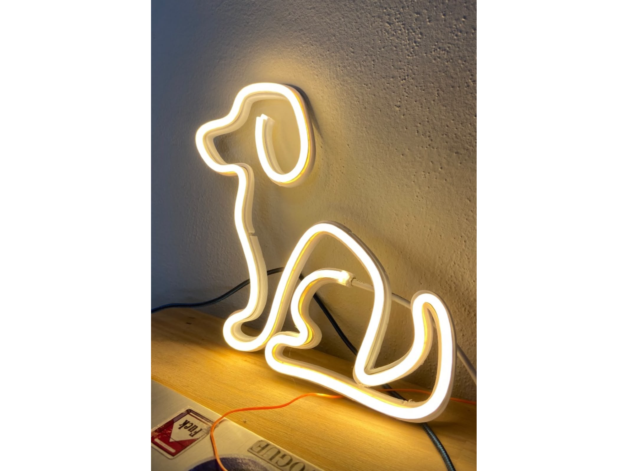 Neon flex perrito