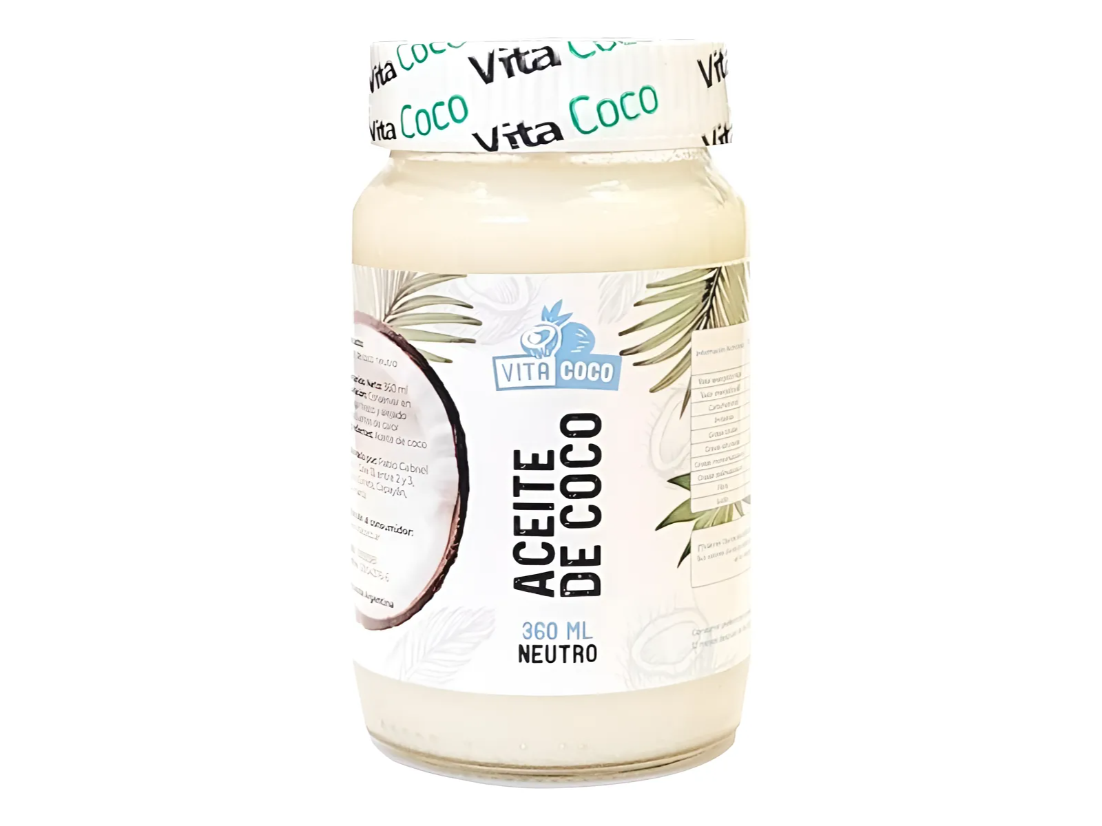 ACEITE DE COCO  NEUTRO 360CC - VITA COCO