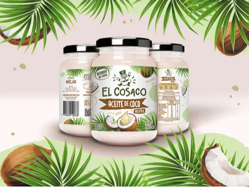 ACEITE DE COCO  NEUTRO 360CC - EL COSACO