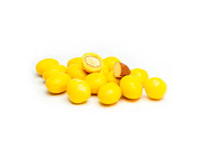 ALMENDRAS CON CHOCOLATE BLANCO LEMONCHELO