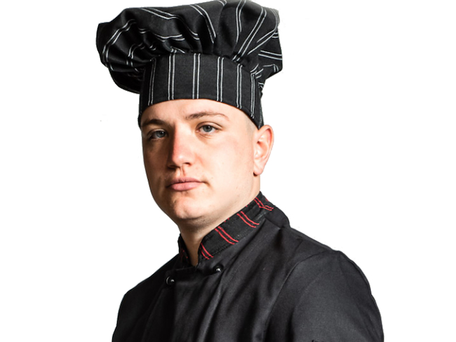 Gorro chef gabardina