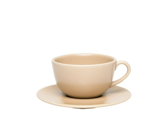 Taza de té con plato merengue - 220 cc