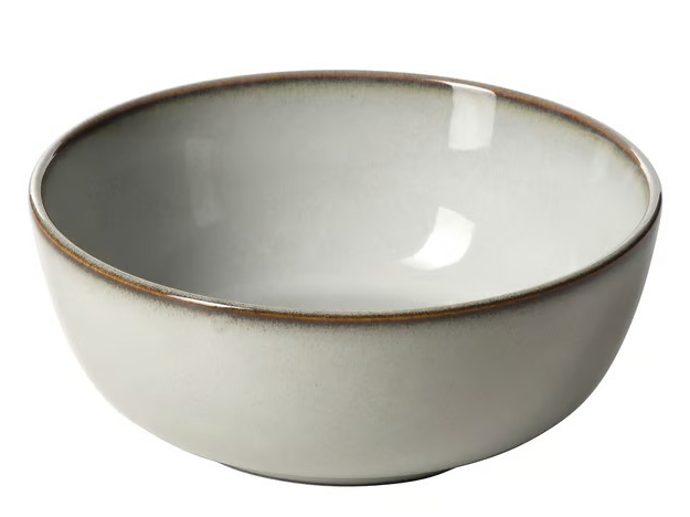 BOWL PORCELANA 14 CM GRIS