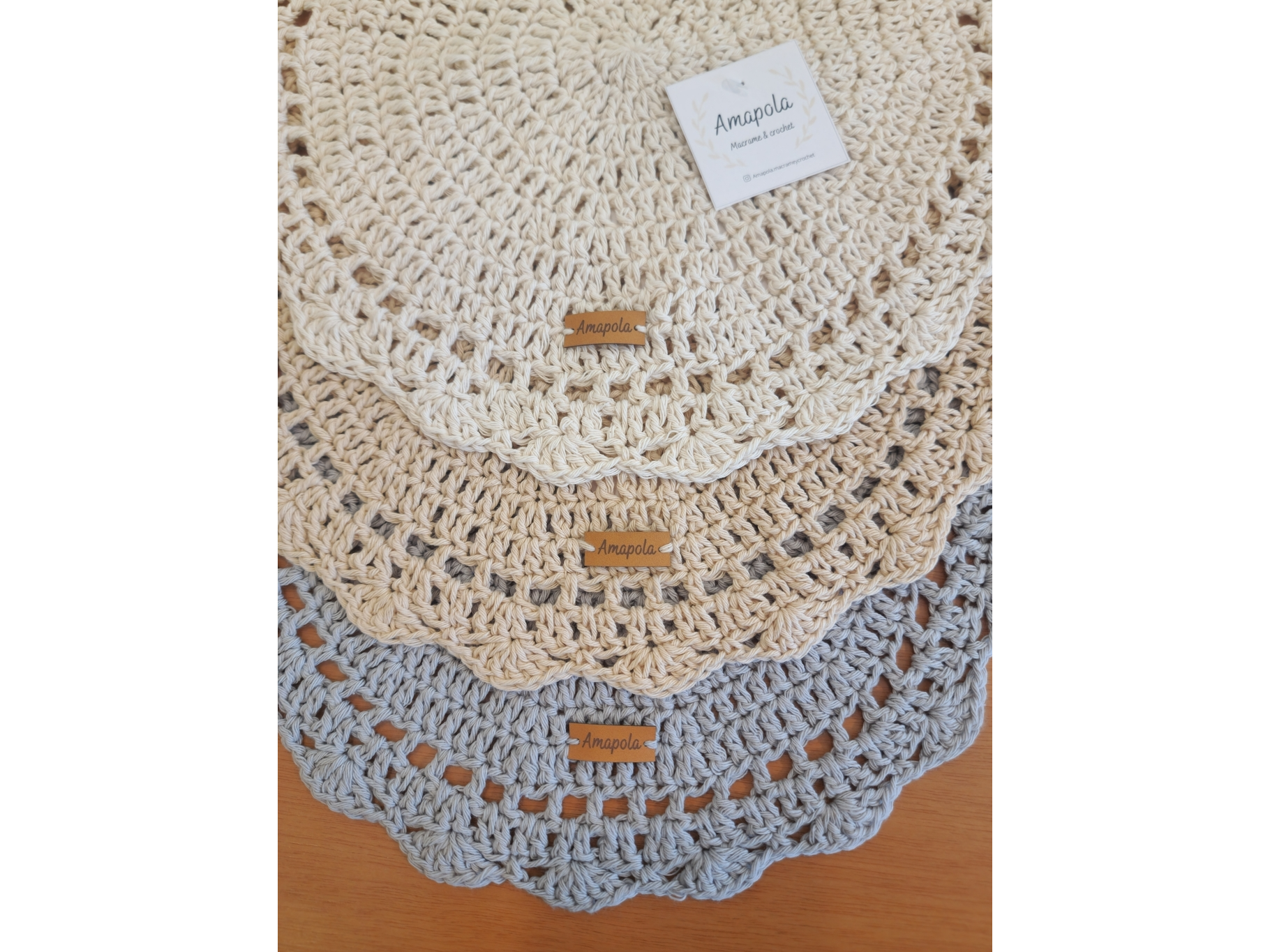 CARPETITA DE CROCHET CHICA