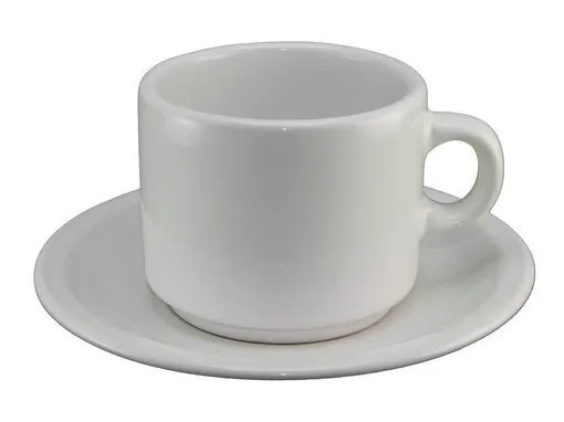 TAZA MAS PLATO BORT ART PORCELANA
