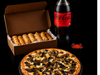 Elige tu pizza mediana + palitos + bebida