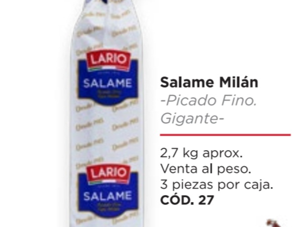 SALAME MILAN LARIO