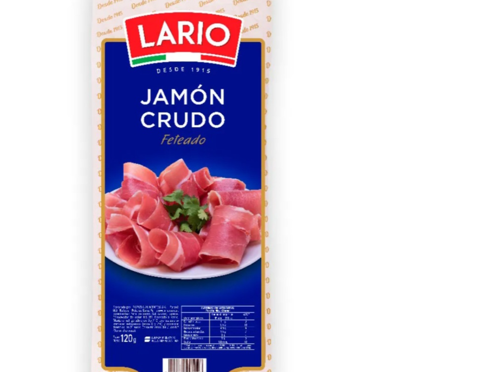 JAMON CRUDO FETEADO LARIO