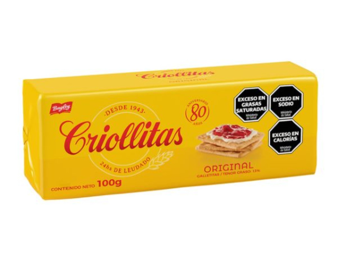 GALLETAS CRIOLLITAS X 100GRS