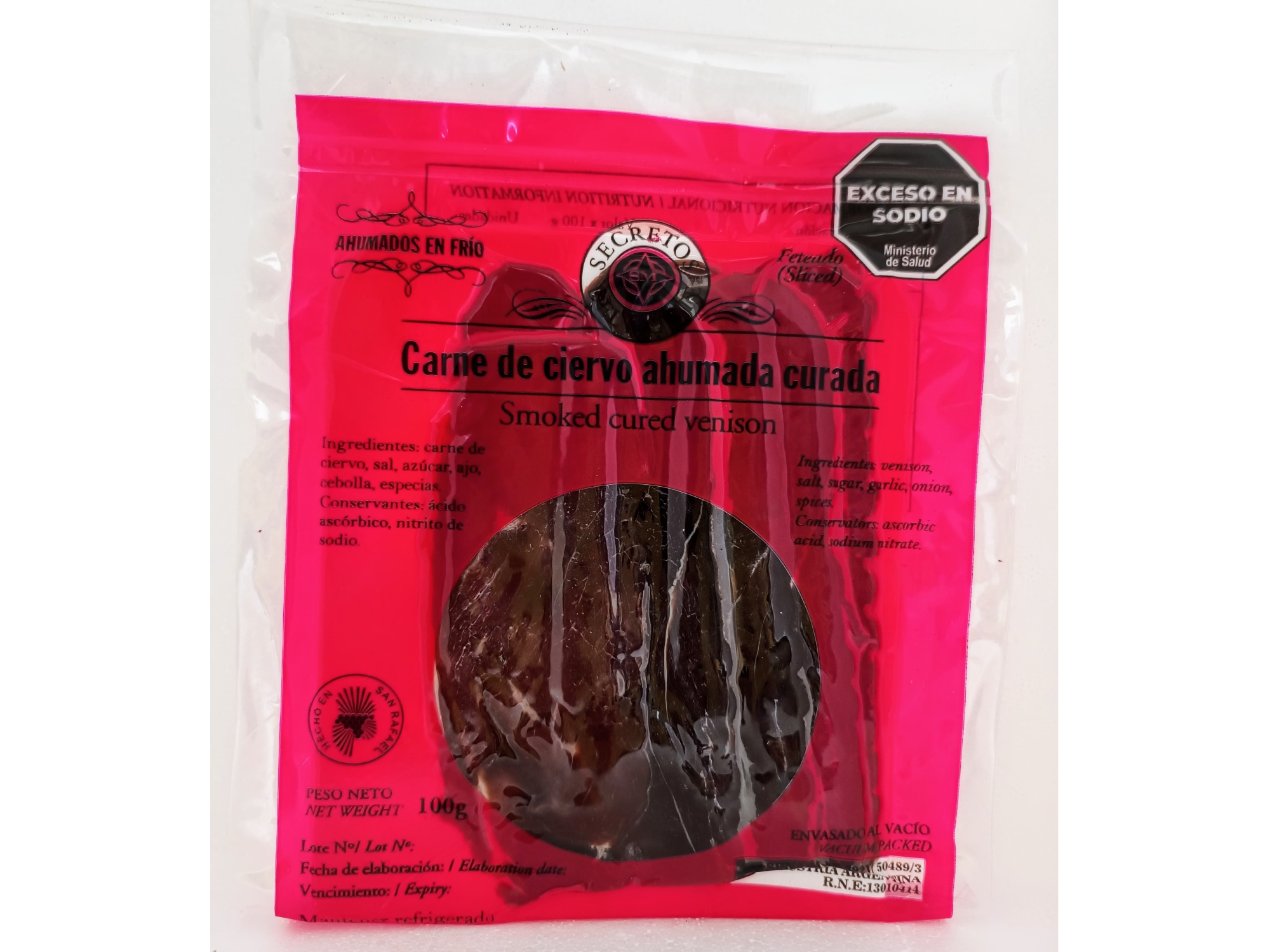 Ciervo Ahumado 100grs.