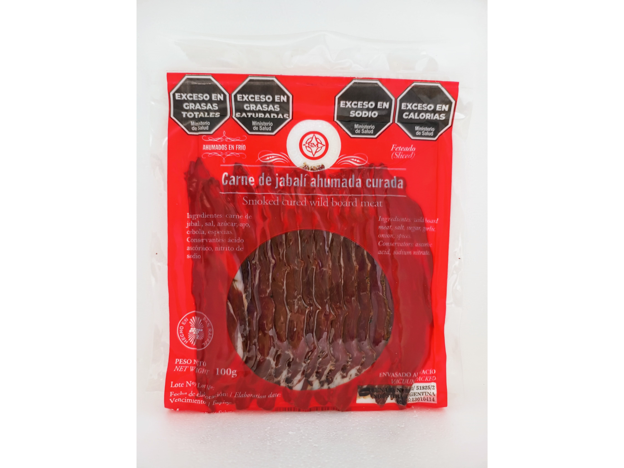 Jabalí Ahumado 100grs.
