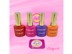 Esmalte charm limit tapa dorada 01