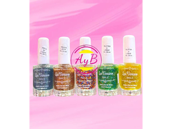 ESMALTE PARA UÑAS CON BRILLOS LAS VARANO 11ML 270