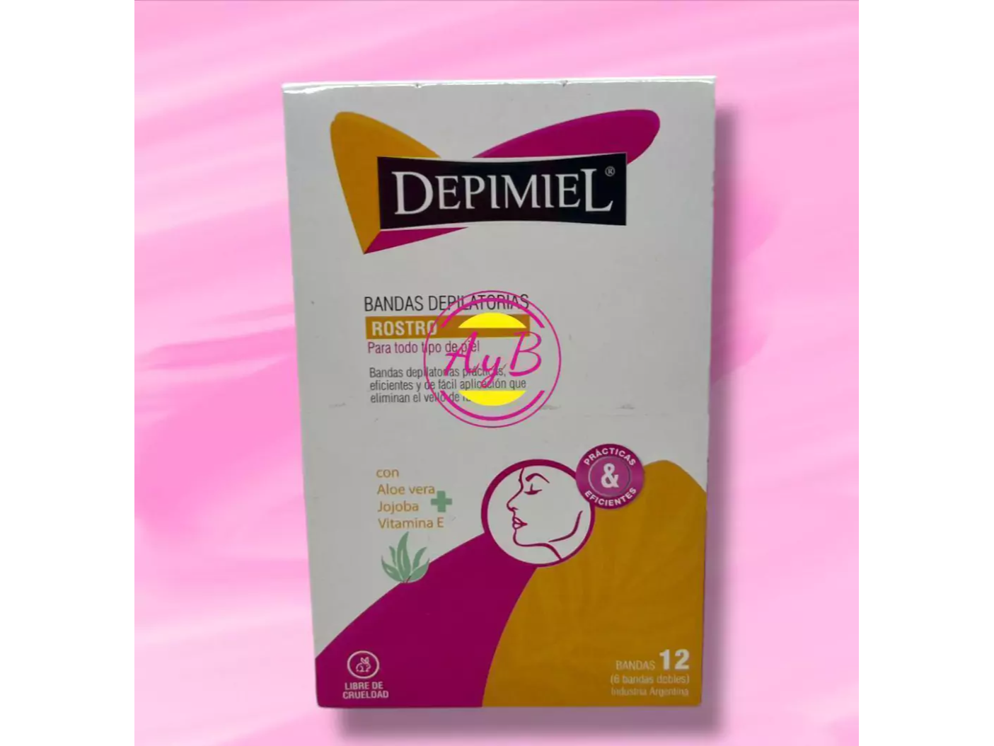 BANDAS DEPILATORIAS ROSTRO DEPIMIEL X12 7794728001519