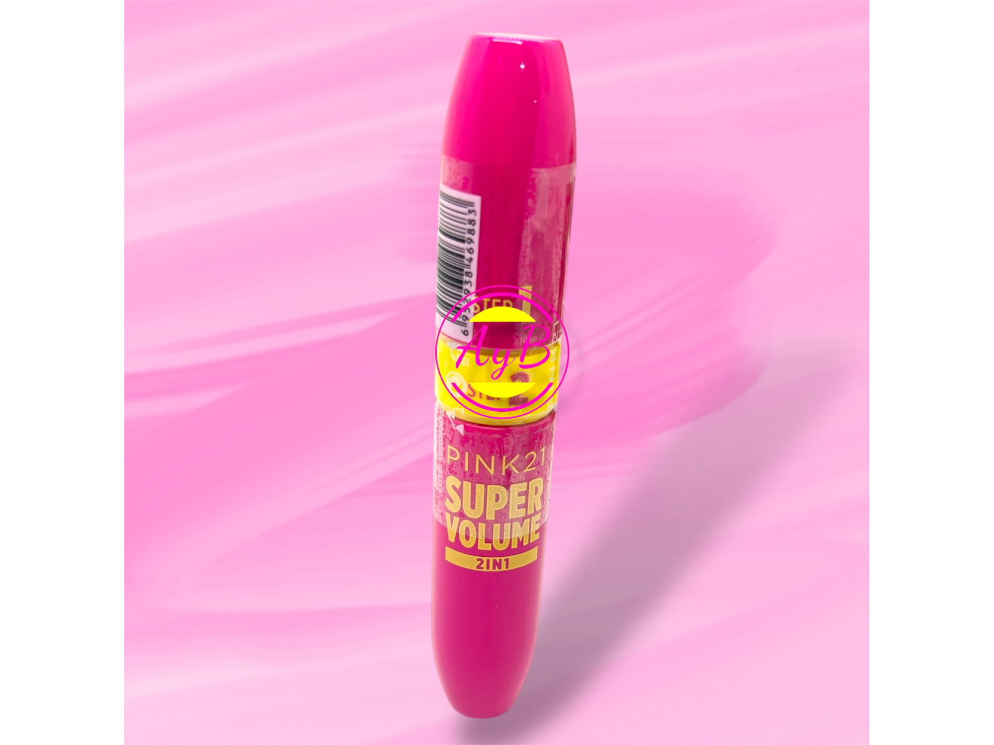 MASCARA DE PESTAÑAS PINK 21 2en1 SUPER VOLUMEN 6952938469883