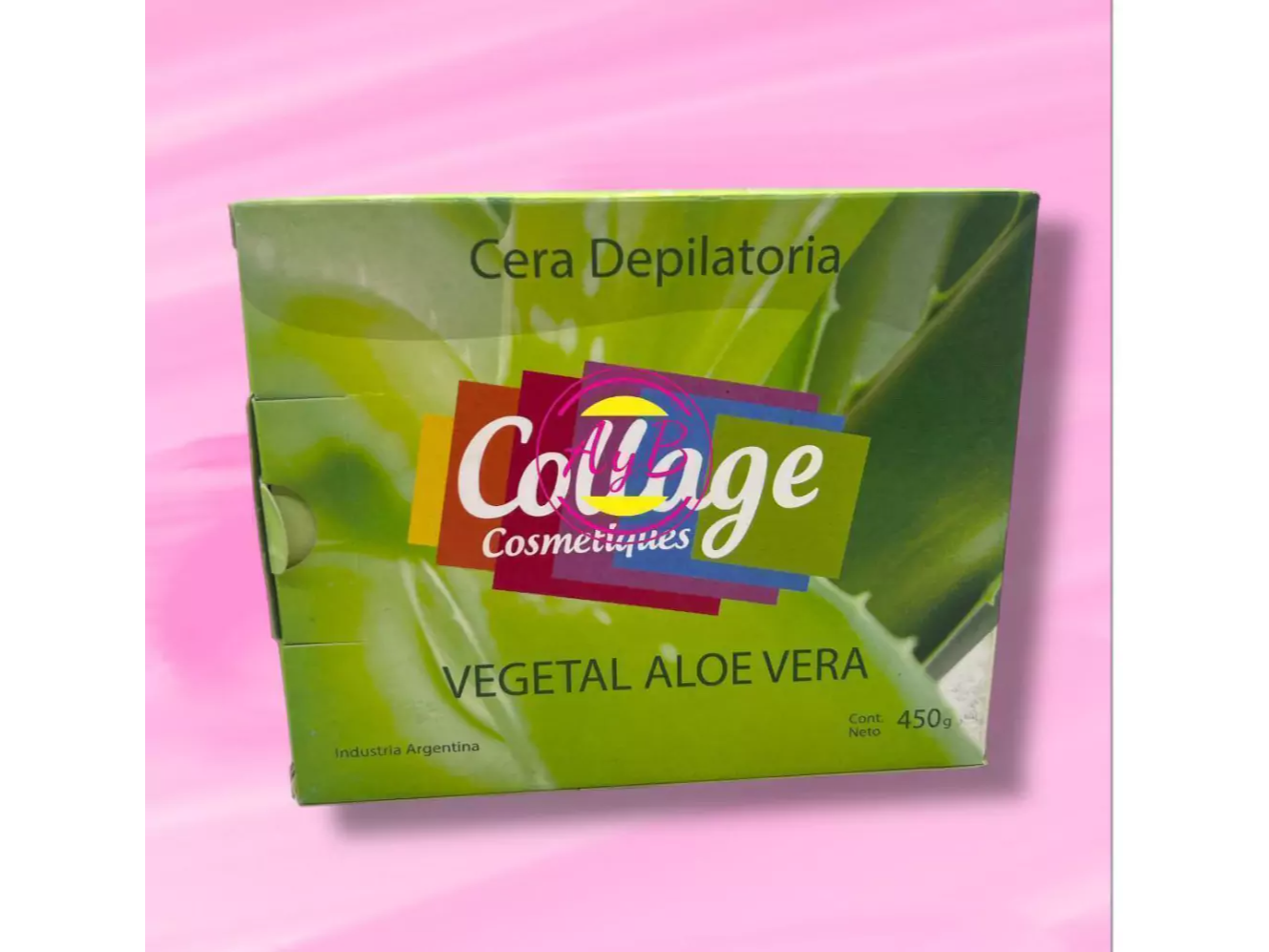 CERA DEPILATORIA EN BARRA VEGETAL POR 450gr 7798046602106