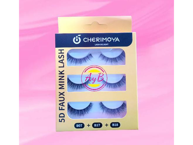 SET DE PESTAÑAS POSTIZAS X3 CHERIMOYA 9002016000341