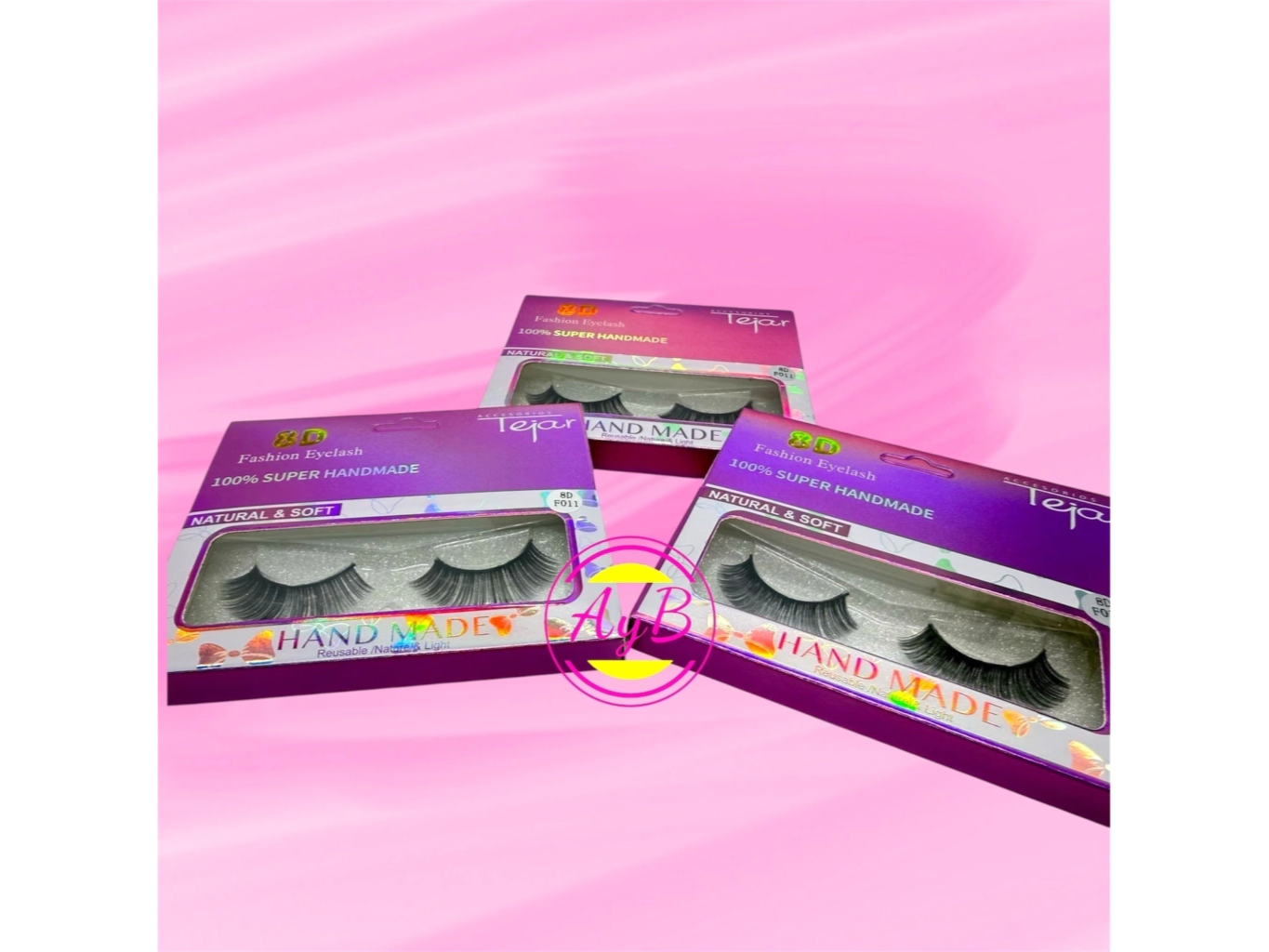 PESTAÑAS POSTIZAS ENTERAS TEJAR 7798187884546