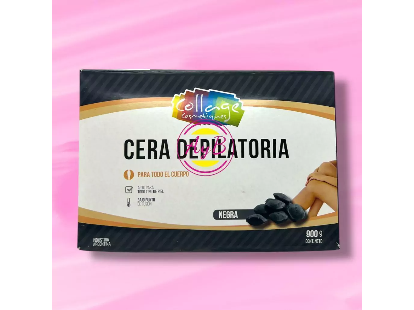 CERA EN BARRA NEGRA COLLAGE X900GR 7798046603264