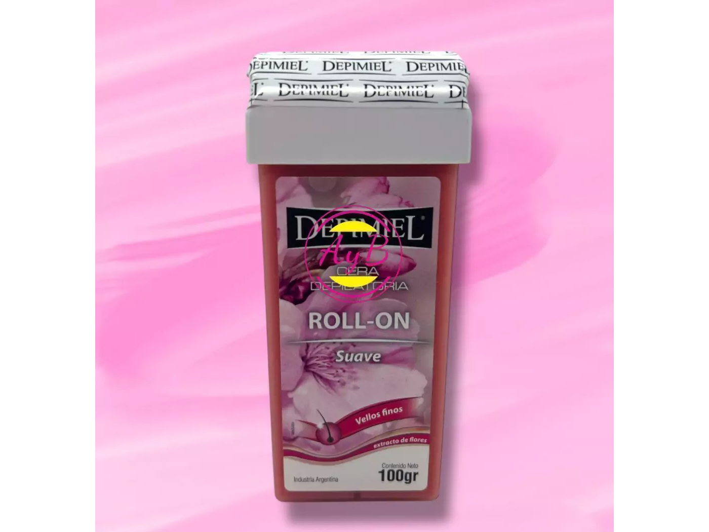 ROLL-ON DE CERA DEPIMIEL SUAVE EXTRACTO DE FLORES 100GR 7794728012331