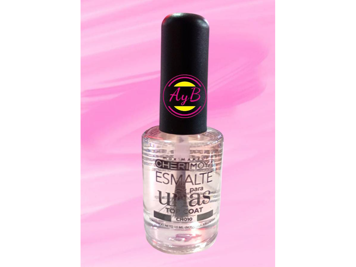 ESMALTE PARA UÑAS TOP COAT COMUN CHERIMOYA CH010