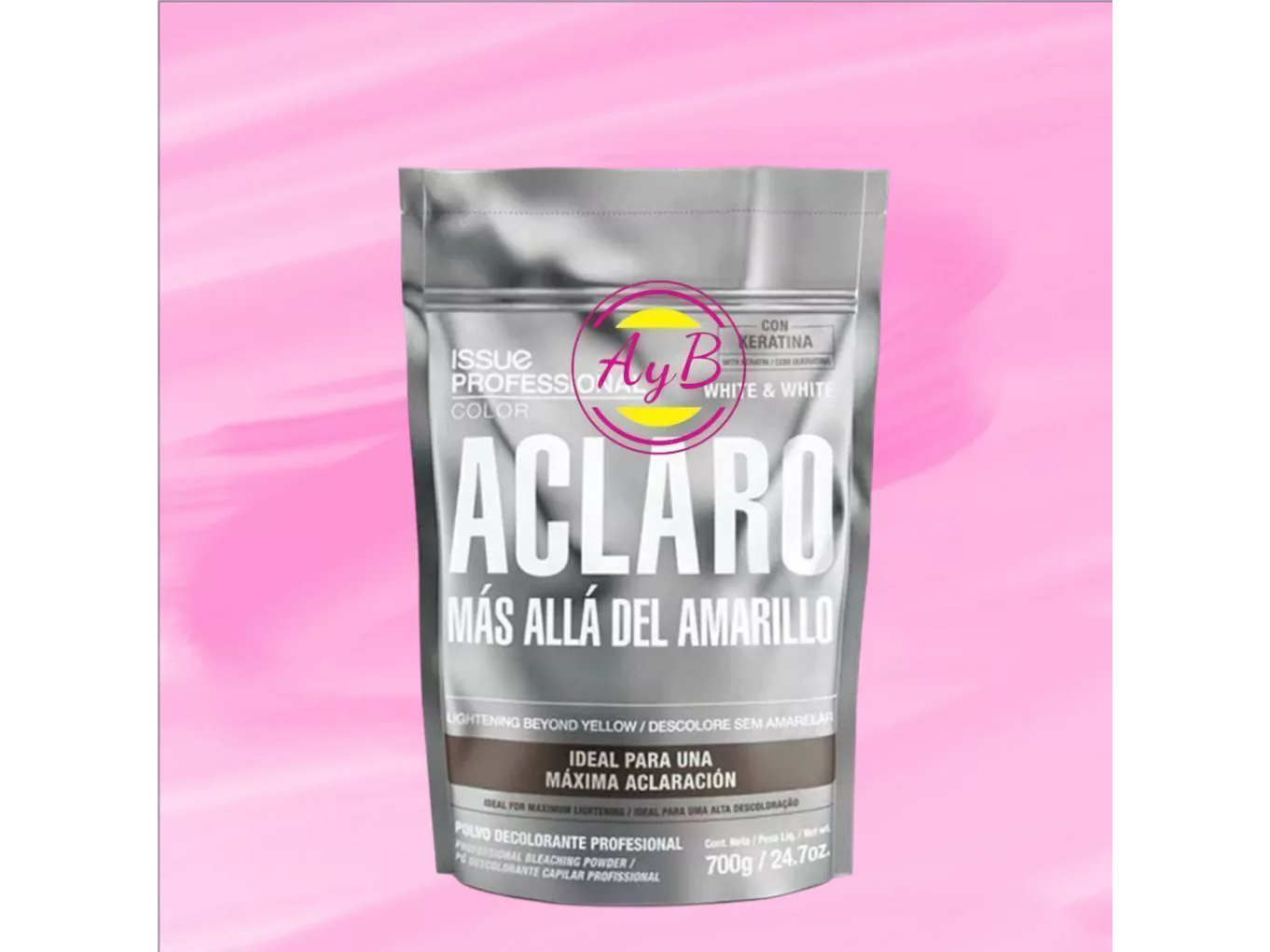 Polvo decolorante issue profesional white y white x700gr 7793008007449