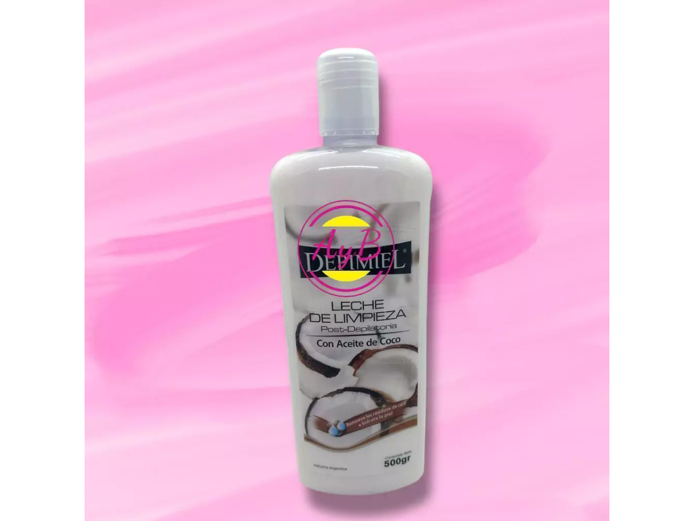 LECHE DE LIMPIEZA POST-DEPILATORIA DE COCO DEPIMIEL 500G 7794728015172
