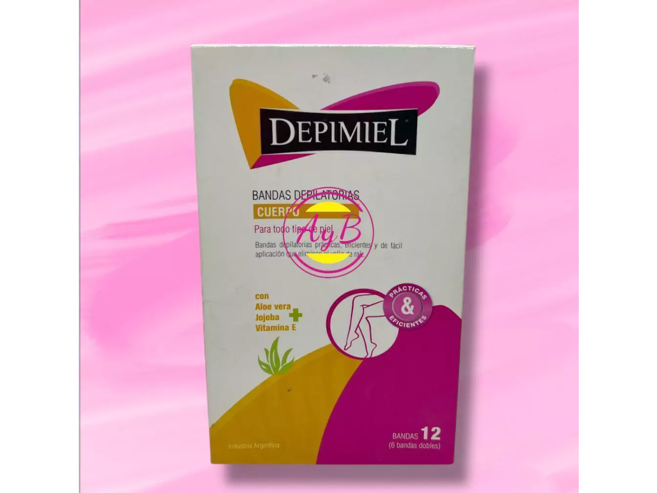 BANDAS DEPILATORIAS CUERPO DEPIMIEL X12 7794728001526