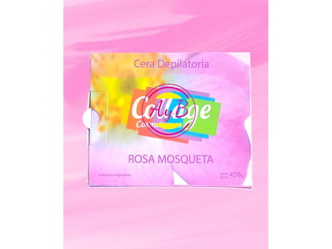 CERA DEPILATORIA CAJA ROSA MOSQUETA X 450G 7798046602083