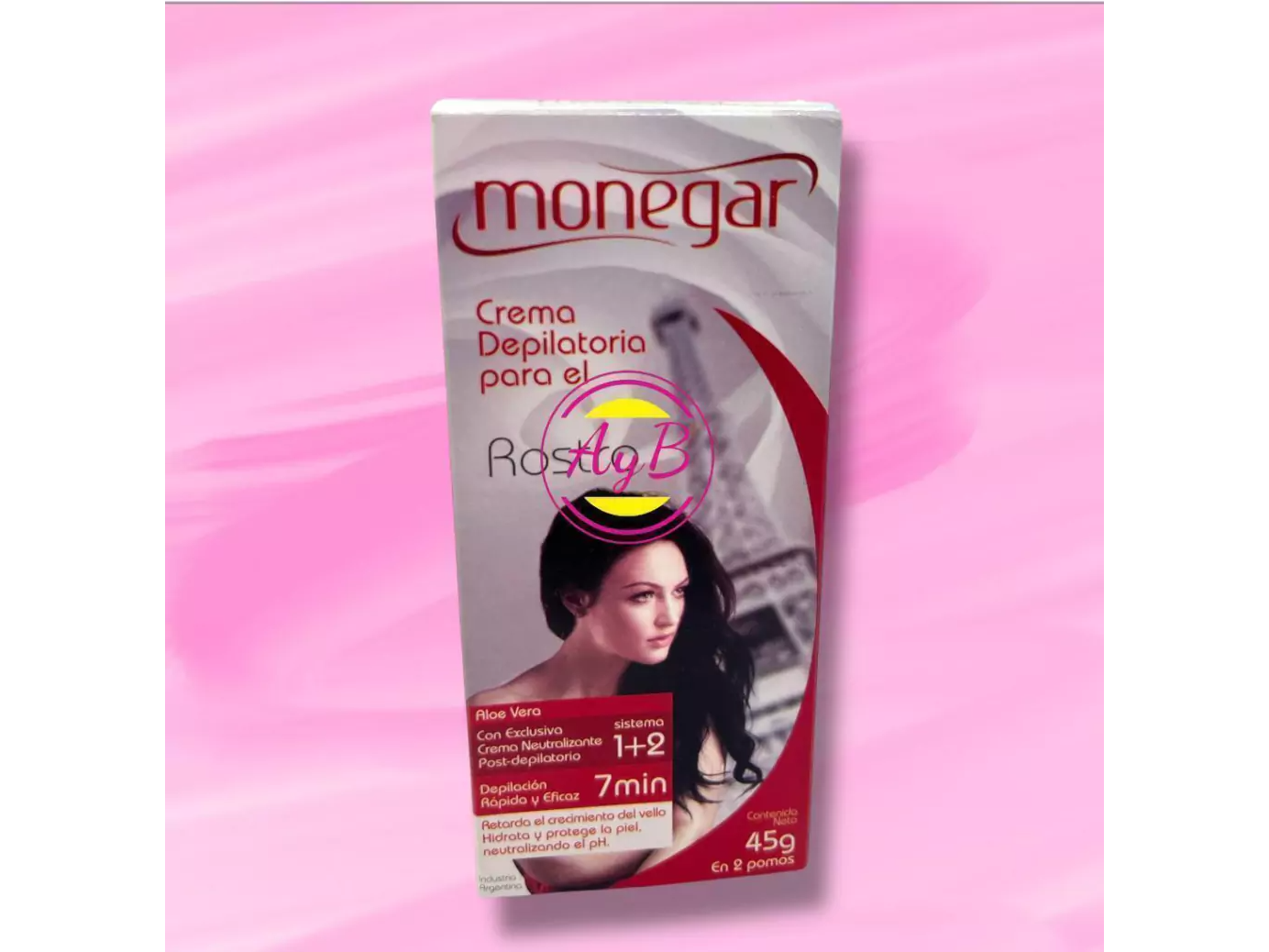 MONEGAR CREMA DEPILATORIA PARA ROSTRO 45GR 7794728033848