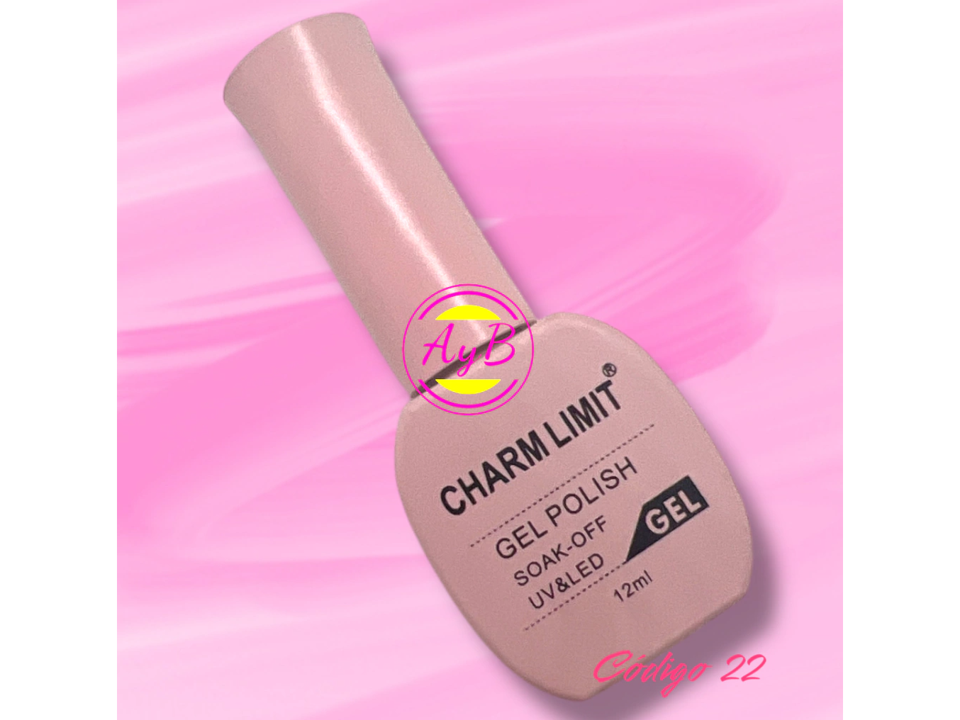 Esmalte charm limit gel x 12ml 22
