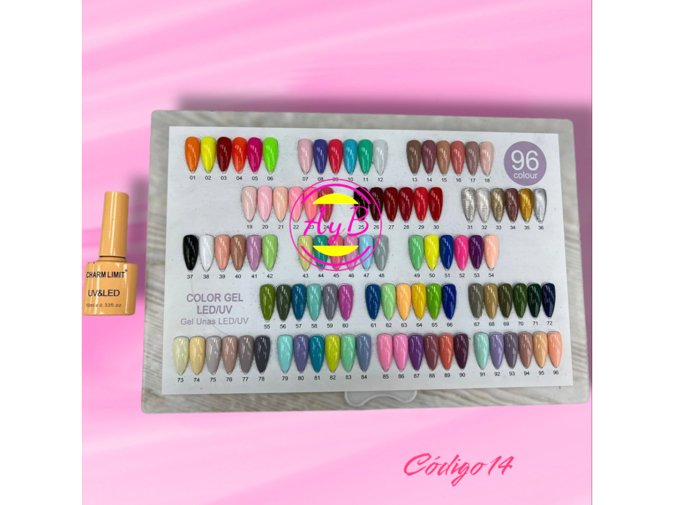 Esmalte charm limit envase un solo color 14