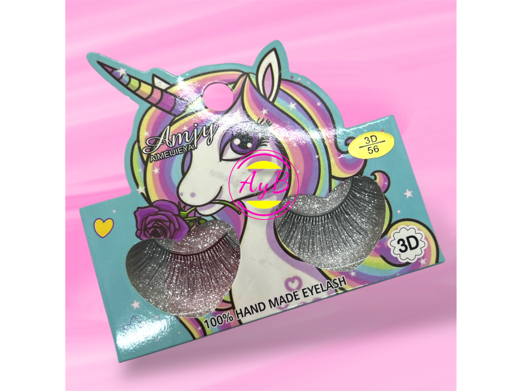 PESTAÑAS POSTIZAS ENTERAS AMJY 6859385896715