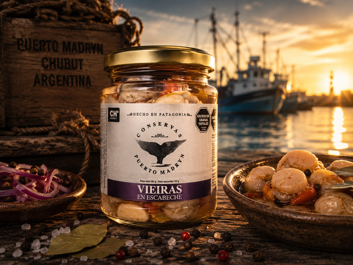 Vieiras en escabeche de Productos de Autor